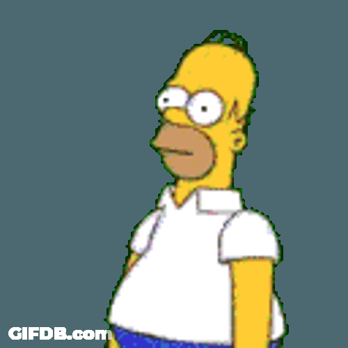 Animated Emoji Invisible Homer Simpson GIF