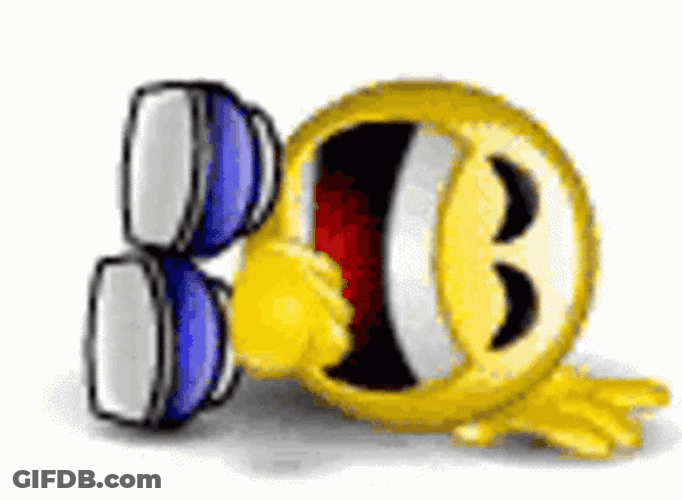 Animated Emoji Laughing Out Loud GIF