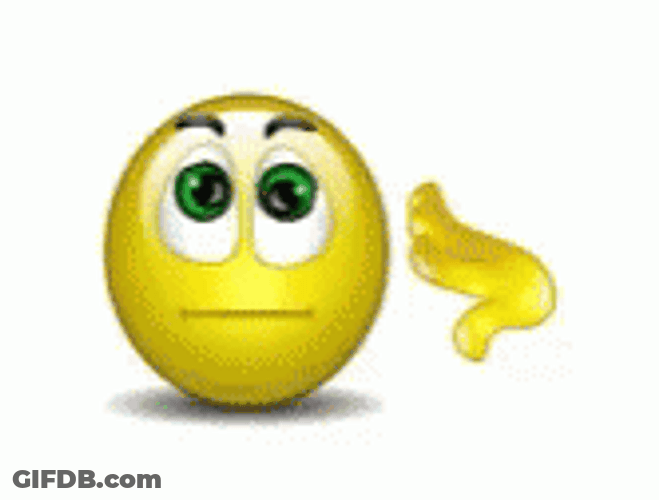 Animated Emoji Stop Talking GIF