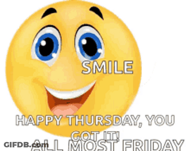 Animated Emoji Thumbs Up Funny Thursday GIF