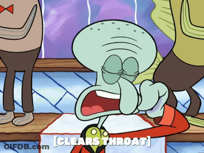 Animated Exhausted Ahem GIF