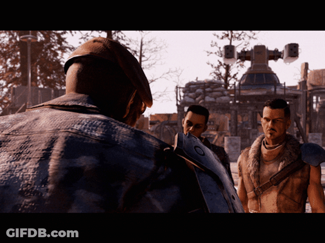 Animated Fallout Four Wendigo GIF