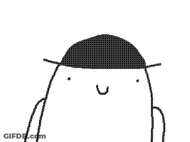 Animated Fellow Hats Off For Good Night GIF