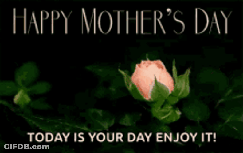 Animated Flower Blooming Happy Mothers Day Niece GIF