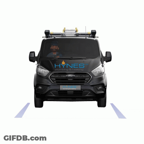 Animated Ford Driving GIF