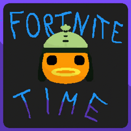 Animated Fortnite Game Time GIF