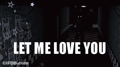Animated Fox Saying Let Me Love You GIF