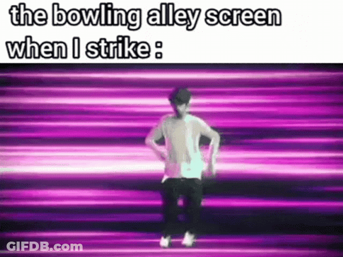 Animated Funny Bowling Alley Screen GIF