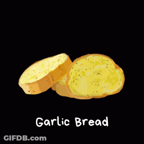 Animated Garlic Bread GIF