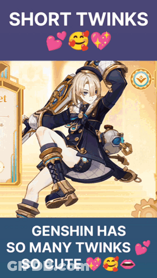 Animated Genshin Has So Many Twinks GIF