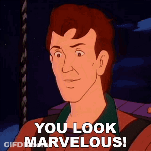 Animated Ghostbusters Dr. Peter Venkman You Look Marvelous GIF