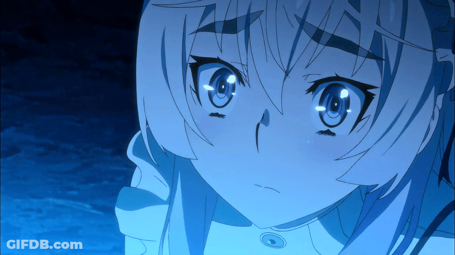 Animated Girl Anime My Eyes GIF
