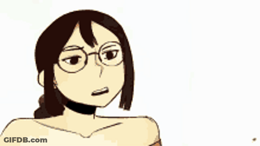 Animated Girl Eww Reaction GIF
