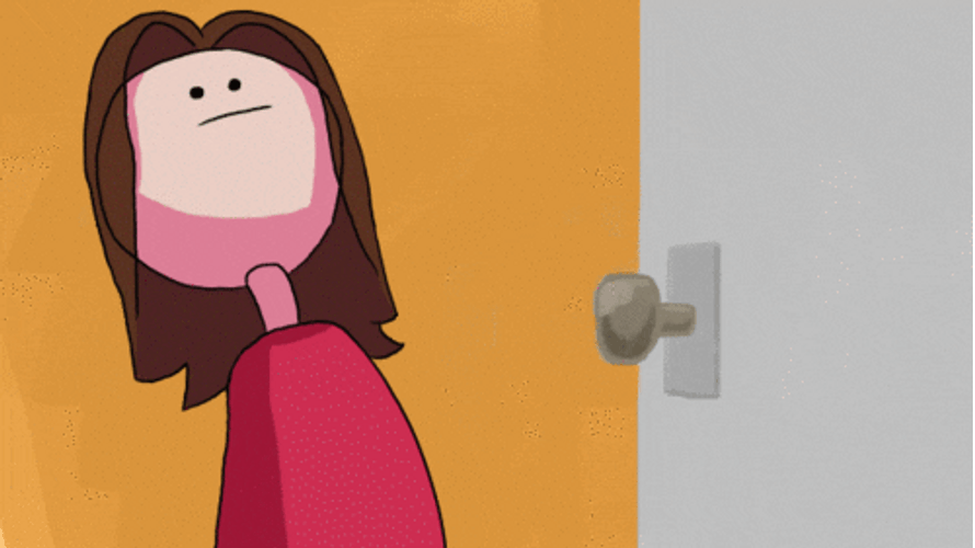 Animated Girl Having Headache GIF