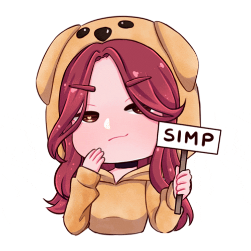 Animated Girl Laugh At Simp GIF