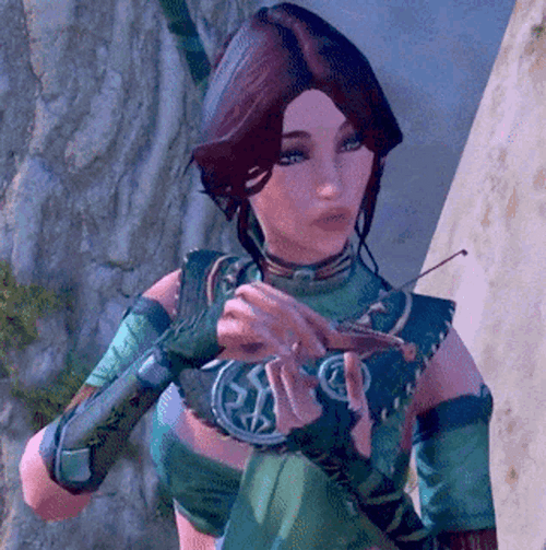 Animated Girl Playing Smallest Violin GIF