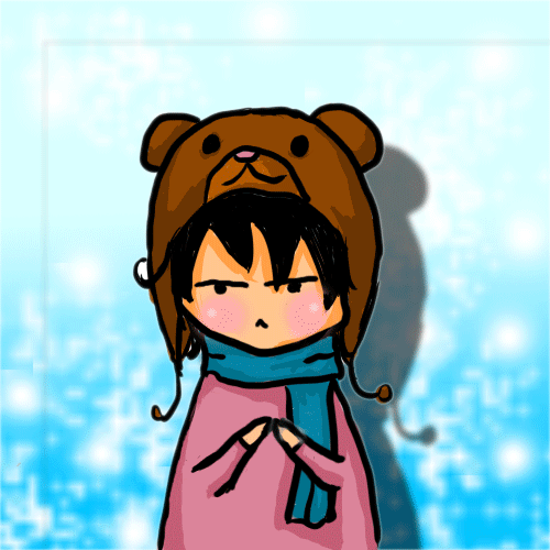 Animated Girl Rubbing Hands Together GIF