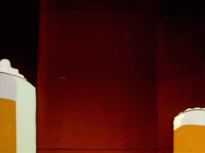 Animated Glass Of Beer Cheers Meme GIF