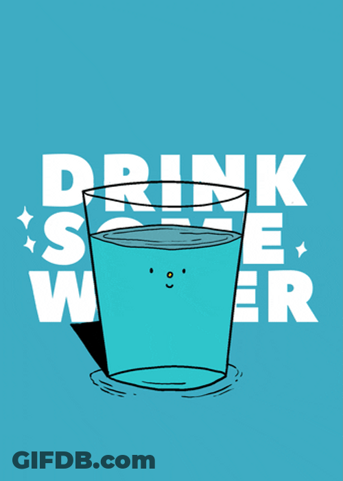 Animated Glass Of Water Drink Some Water GIF