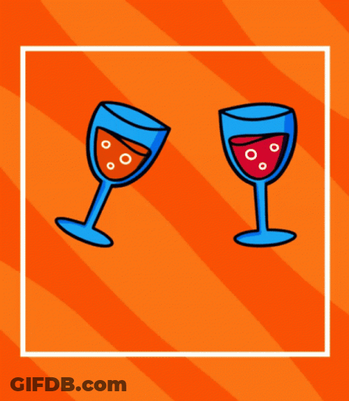Animated Glasses Cheers Meme GIF