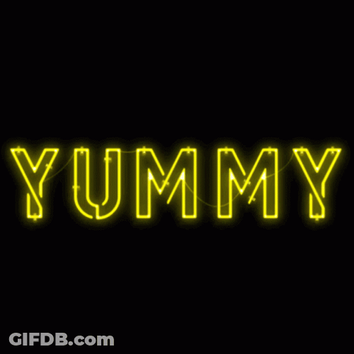 Animated Glowing Delicious Yummy GIF