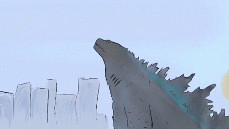 Animated Godzilla Minus One GIF
