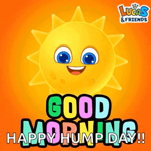Animated Good Morning Wednesday Happy Sun GIF