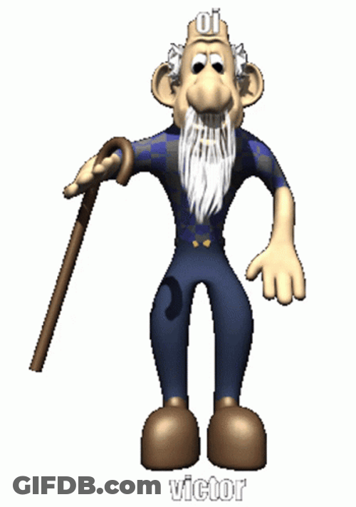 Animated Grandpa Senior Citizen GIF