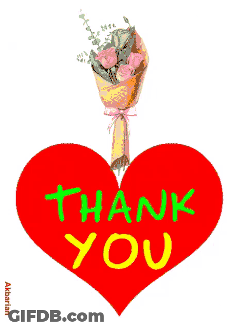 Animated Greeting Card Thank You GIF