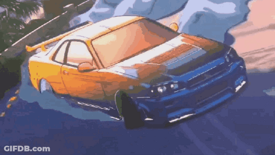 Animated Gtr Drifting GIF