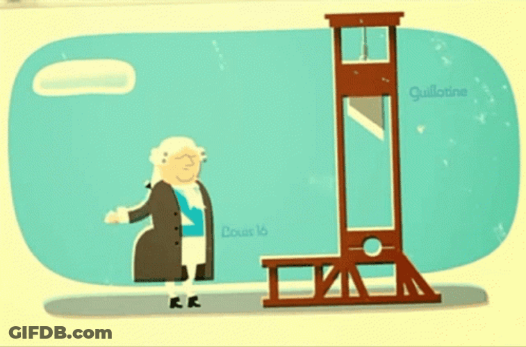 Animated Guillotine GIF
