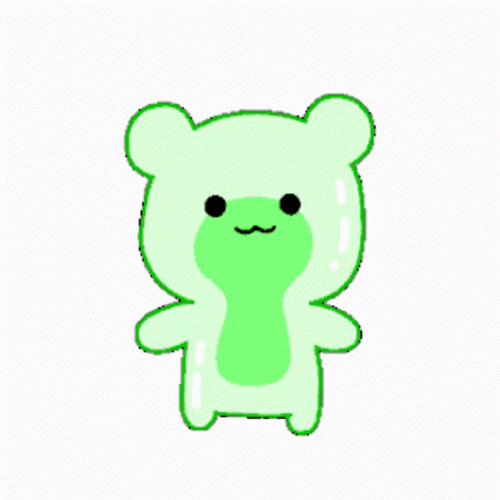 Animated Gummy Bear Shake Head GIF