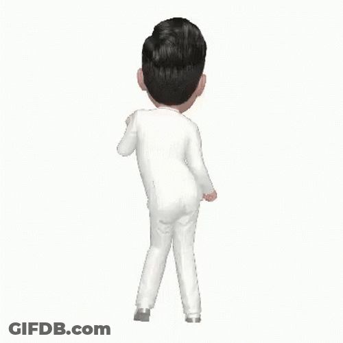 Animated Guy Back It Up Dance GIF