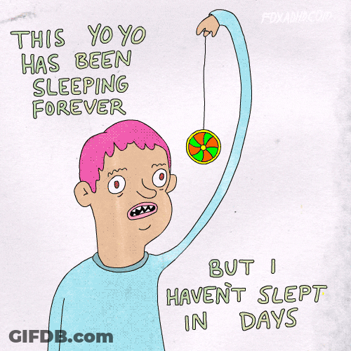 Animated Guy Holding Yo Yo High GIF