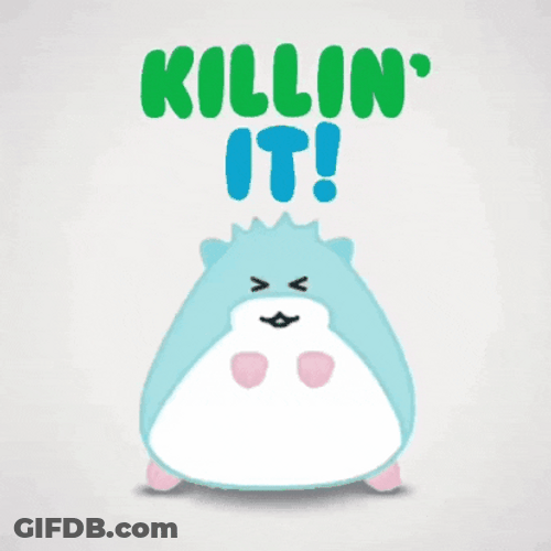Animated Hamster Dance Killin' It GIF