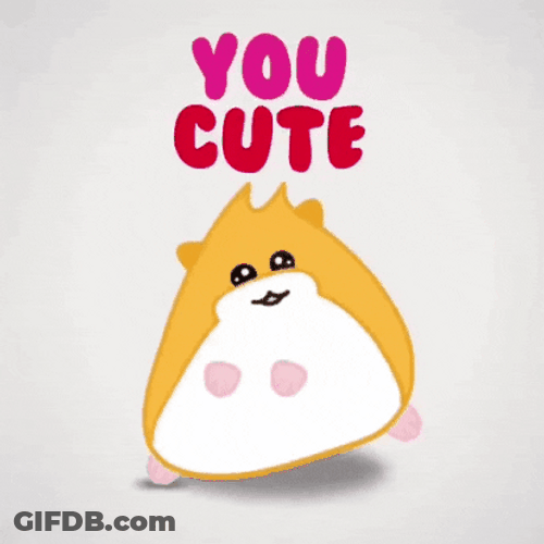 Animated Hamster Dance You Cute GIF