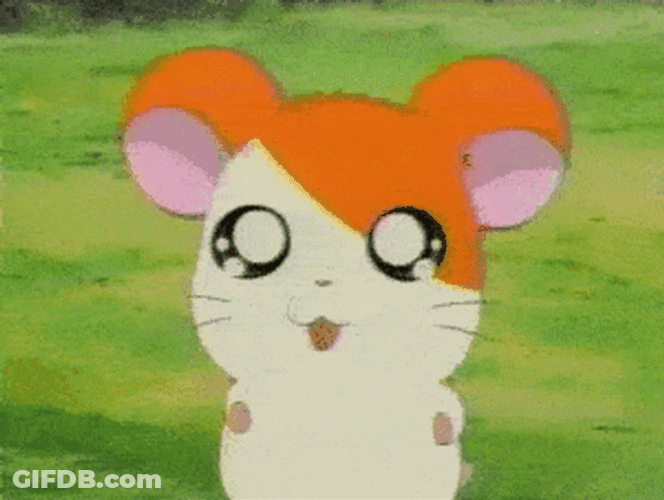 Animated Hamtaro Ahem GIF