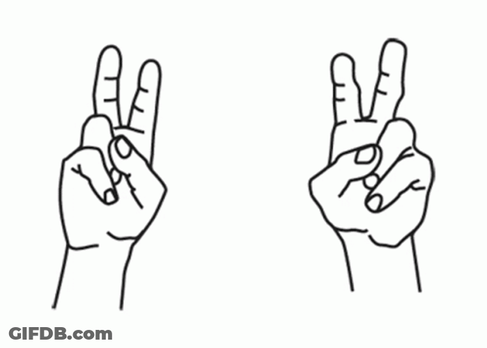 Animated Hand Air Quotes GIF
