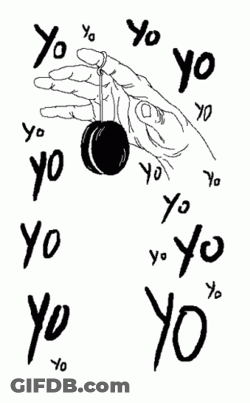 Animated Hand Playing Yo GIF