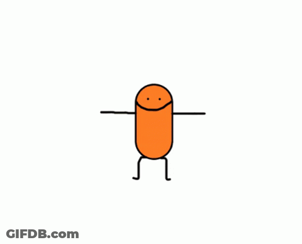 Animated Hanging Sausage GIF