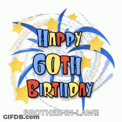 Animated Happy 60Th Birthday Greeting GIF
