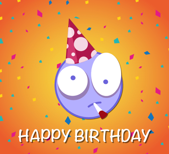 Animated Happy Birthday Blast GIF