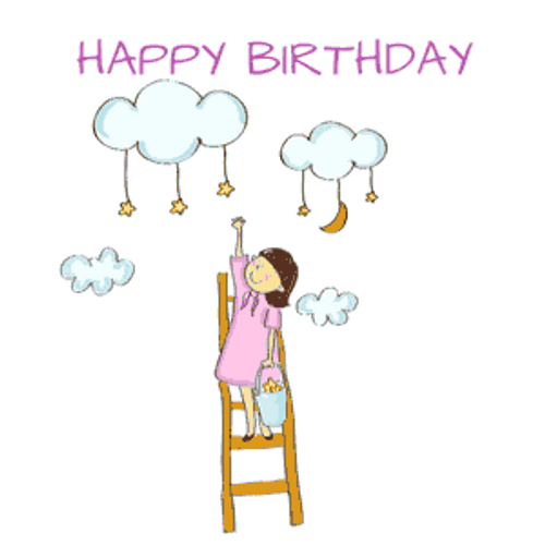 Animated Happy Birthday Daughter GIF