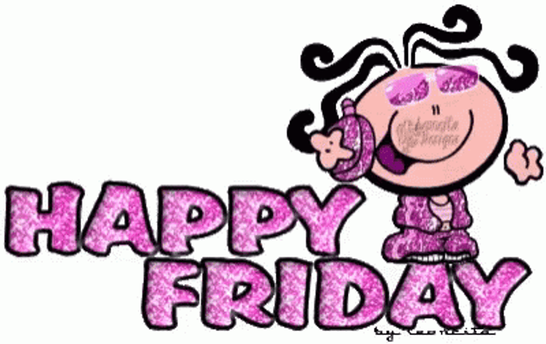Animated Happy Friday GIF File 119Kb GIF