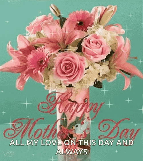 Animated Happy Mothers Day Mom Love You Always GIF