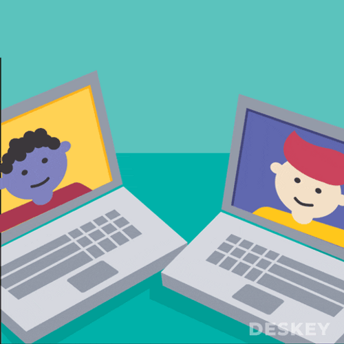 Animated Happy New Year Of A Virtual Friend Drinking GIF