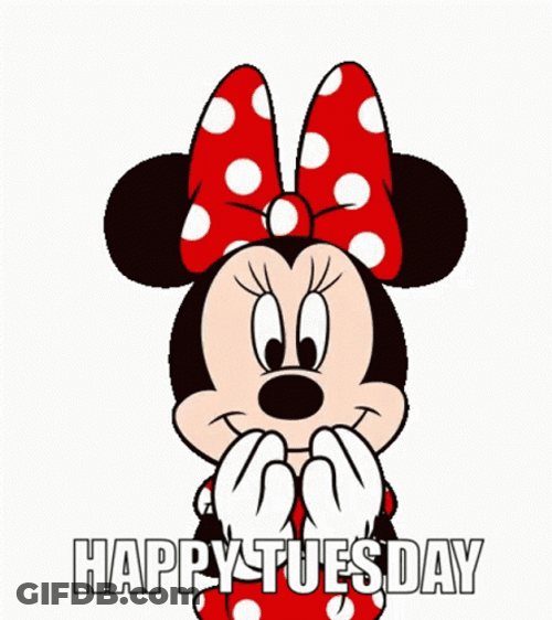 Animated Happy Tuesday Minnie Mouse GIF