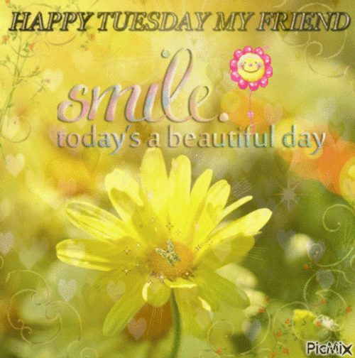 Animated Happy Tuesday My Friend GIF