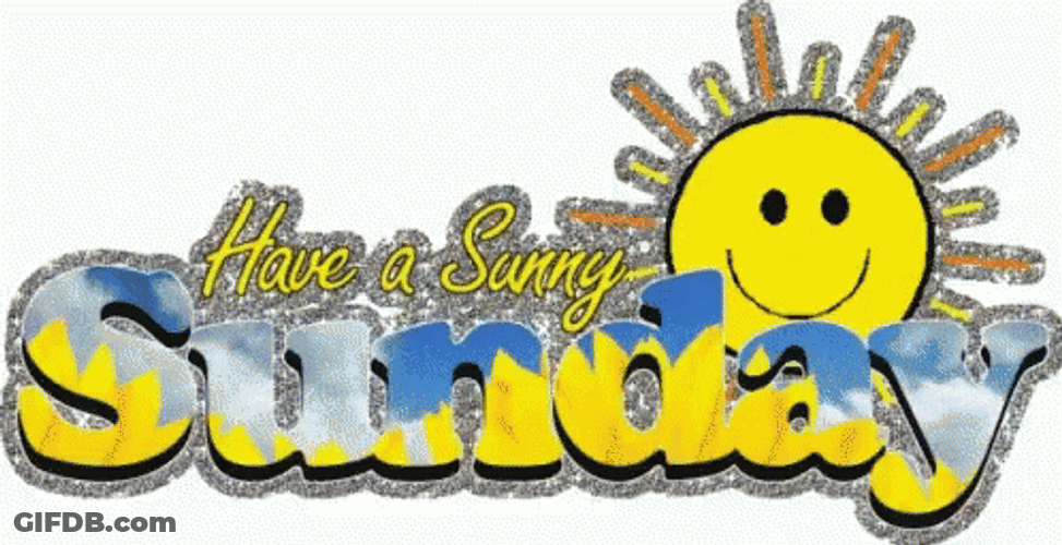Animated Have A Happy Sunny Sunday Design GIF
