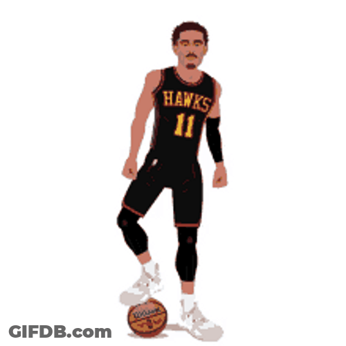 Animated Hawks Trae Young Shake GIF